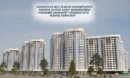 “Alimlər şəhərciyi” yaşayış kompleksində mənzillərin satışına başlanılıb