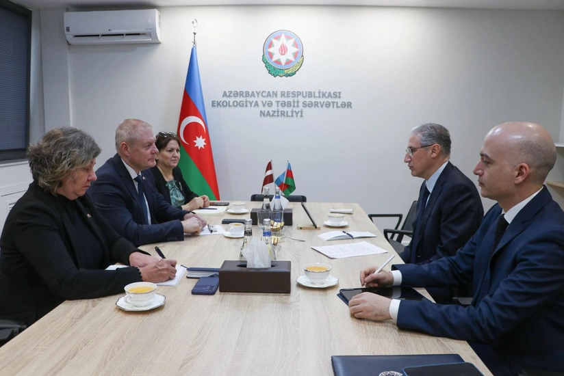 Azerbaijan's ecology minister discusses preparations for COP29 with Latvian ambassador
