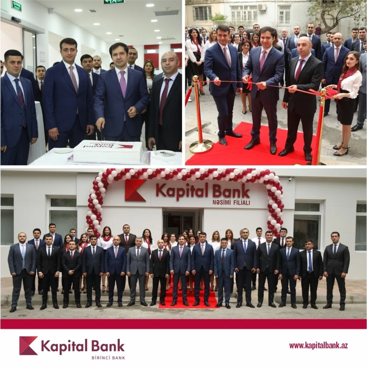 “Kapital Bank” yenilənmiş Nəsimi filialını istifadəyə verib