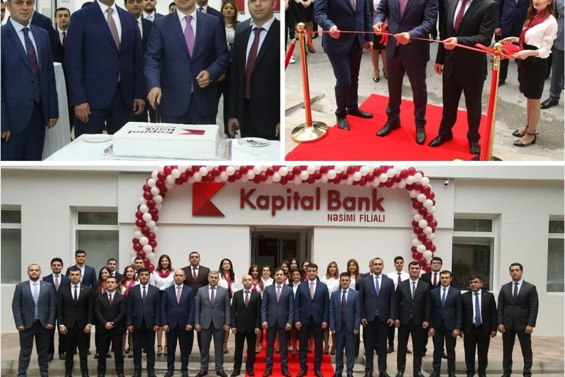 “Kapital Bank” yenilənmiş Nəsimi filialını istifadəyə verib