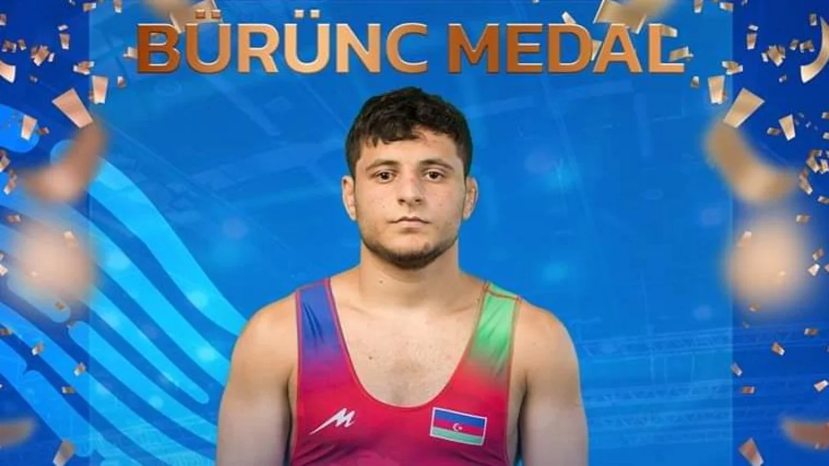 Azərbaycan güləşçisi Qazaxıstanda keçirilən turnirdə bürünc medal qazanıb