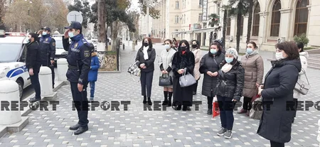 Gəncədə şəhidlərin xatirəsi anılıb