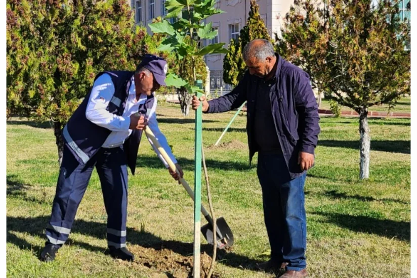 Naxçıvanda ilk dəfə şəhidlərin adına bağ salınıb