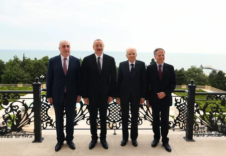 Azerbaijani and Italian presidents had one-on-one meeting