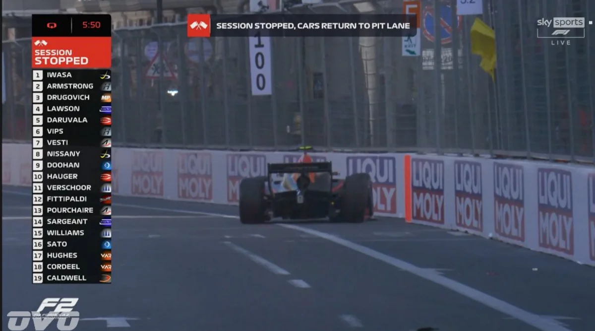 Формула-2: В квалификационном заезде произошла авария