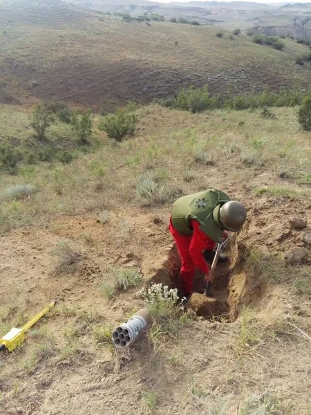 Ağstafada Qrad raketi aşkarlanıb