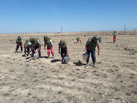 Giləzi qəsəbəsində 386 ədəd partlamamış hərbi sursat aşkar edilib