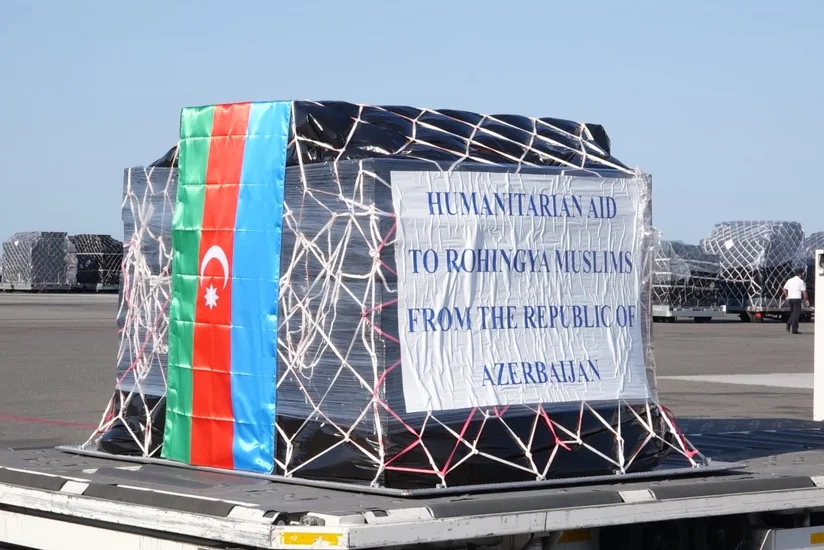 Правительство Азербайджана направило мусульманам Мьянмы 100 тонн гуманитарной помощи
