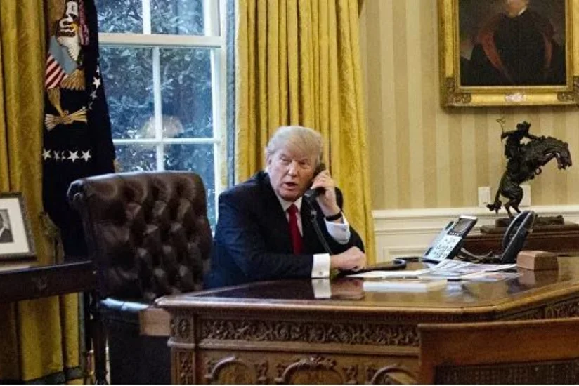 Trampla Makron Suriya və İran məsələsini müzakirə etdi