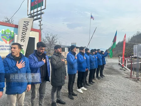 Xankəndi-Laçın yolu: Ekofəalların aksiyası 121 gündür yüksək fəallıqla davam edir