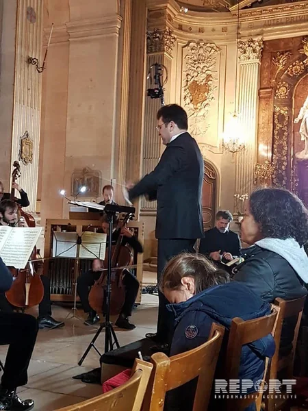 Parisdə azərbaycanlı dirijor Əyyub Quliyevin rəhbərliyi ilə konsert keçirilib - FOTO