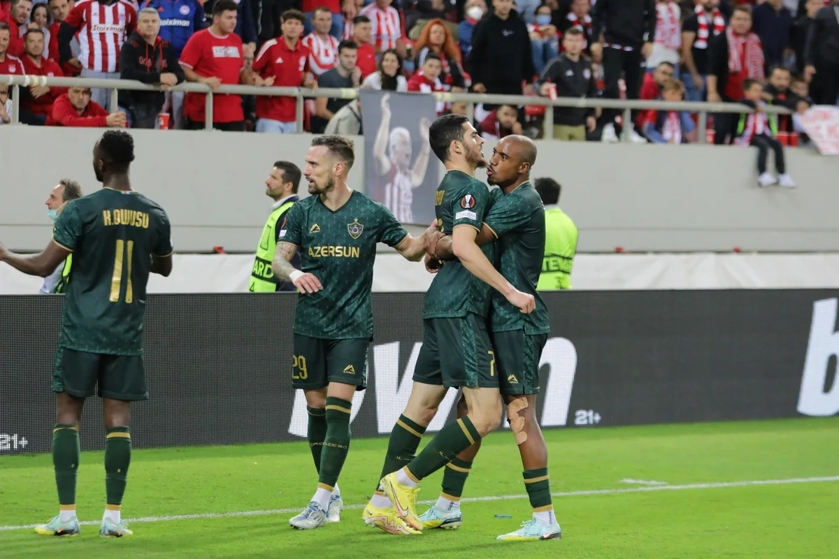 Avropa Liqası: Qarabağ Yunanıstanda Olimpiakosu darmadağın edib