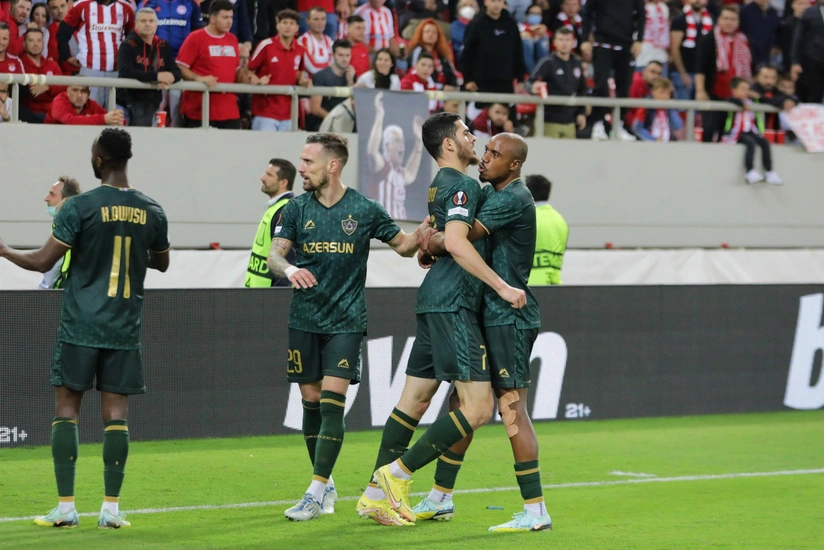 Avropa Liqası: Qarabağ Yunanıstanda Olimpiakosu darmadağın edib