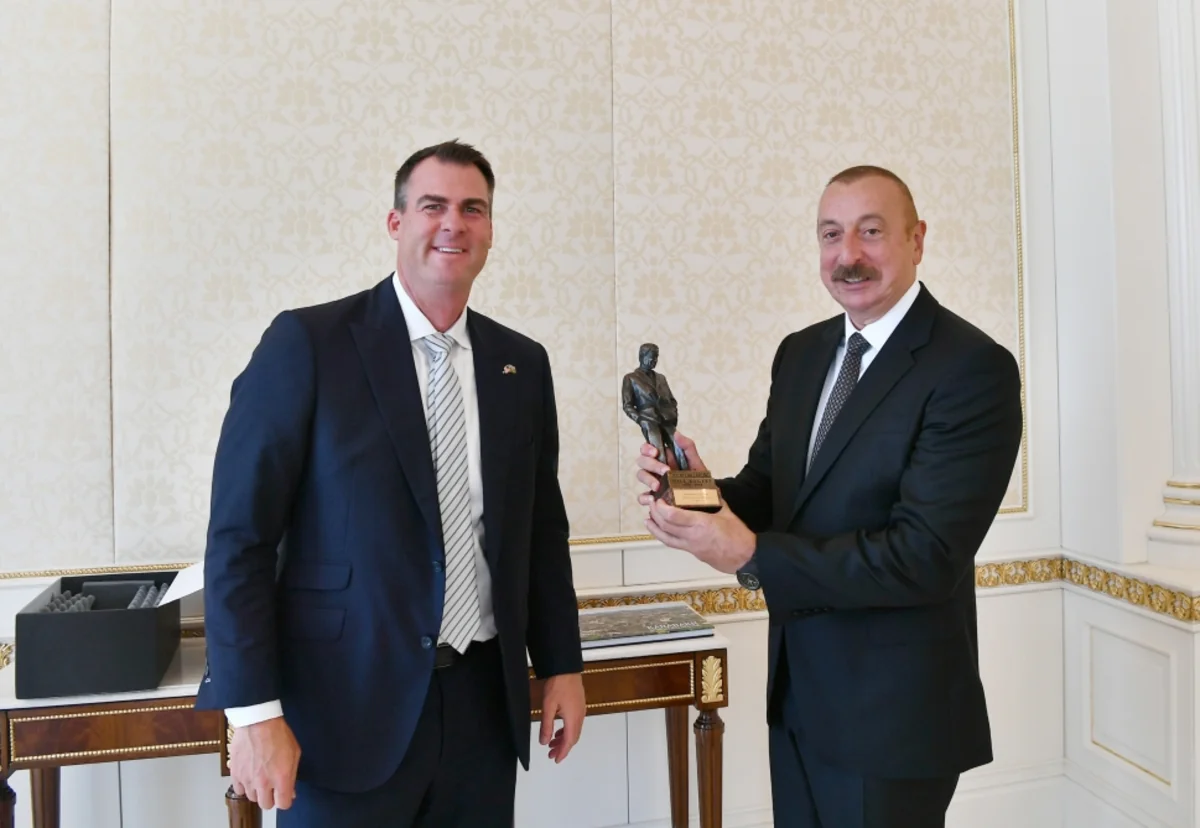 Prezident İlham Əliyev ABŞ-ın Oklahoma ştatının qubernatorunu qəbul edib - YENİLƏNİB