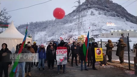 Qarın yağmasına baxmayaraq, Xankəndi-Laçın yolunda aksiya 31 gündür davam edir