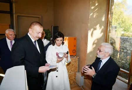 Şəkidə “ABAD” Keramika və Tətbiqi Sənət Mərkəzinin açılışı olub