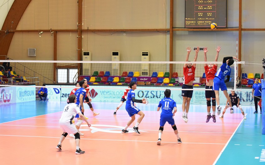 Kişi voleybolçular arasında Azərbaycan Yüksək Liqasında XII tura yekun vurulub