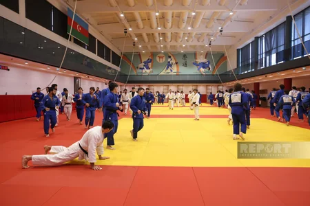 Avropa çempionatına qatılacaq Azərbaycanın cüdo millisinin açıq məşqi keçirilib