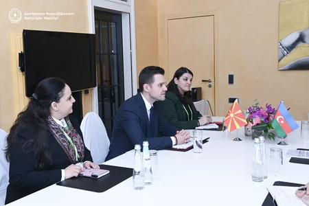 Azərbaycanla Şimali Makedoniya arasında ikitərəfli və çoxtərəfli əməkdaşlıq müzakirə olunub