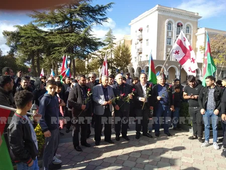 В Грузии празднуют победу Азербайджана