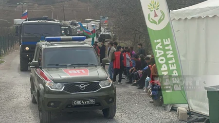 Bu gün Xankəndi-Laçın yolunda sülhməramlıların 77 avtomobili maneəsiz keçib - YENİLƏNİB-3