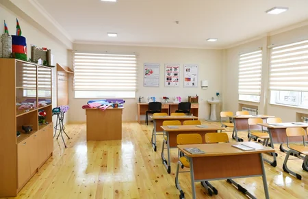 Azerbaijani president, First Lady open new school building in Charhan village