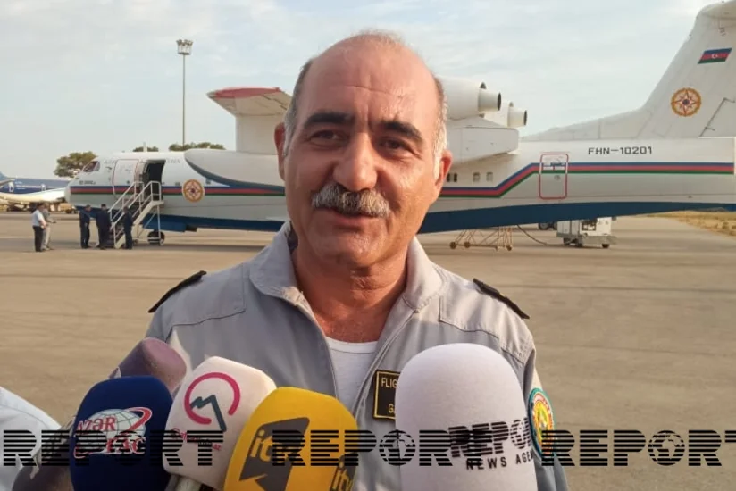 FHN-in amfibiya təyyarəsinin təlimatçısı: Yanğınlar bitənədək Türkiyədə olacağıq