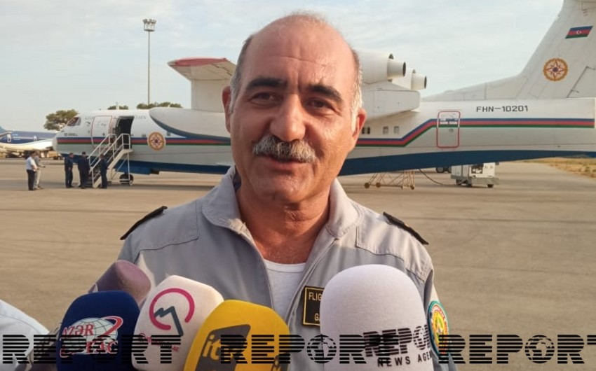 FHN-in amfibiya təyyarəsinin təlimatçısı: Yanğınlar bitənədək Türkiyədə olacağıq