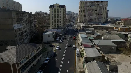 Yasamal rayonu Məhəmməd Xiyabani küçəsində aparılan yenidənqurma işləri başa çatıb