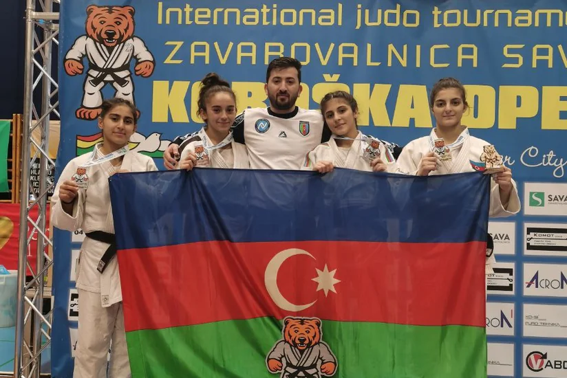 Azərbaycan cüdoçuları Sloveniyada 8 medal qazanıb