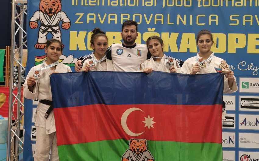 Azərbaycan cüdoçuları Sloveniyada 8 medal qazanıb