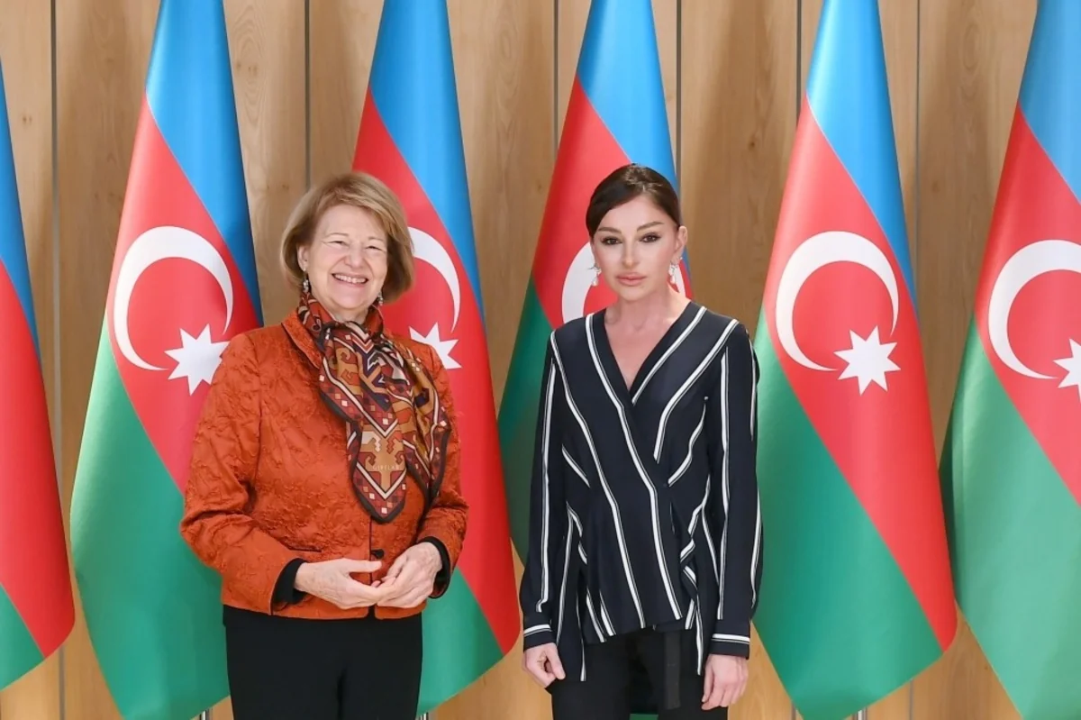 Birinci vitse-prezident Mehriban Əliyeva Böyük Britaniya Baş Nazirinin ticarət elçisi ilə görüşüb - YENİLƏNİB