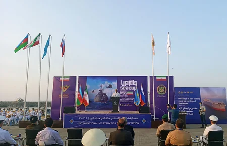 Opening ceremony of 'Sea Cup' contest held in Iran