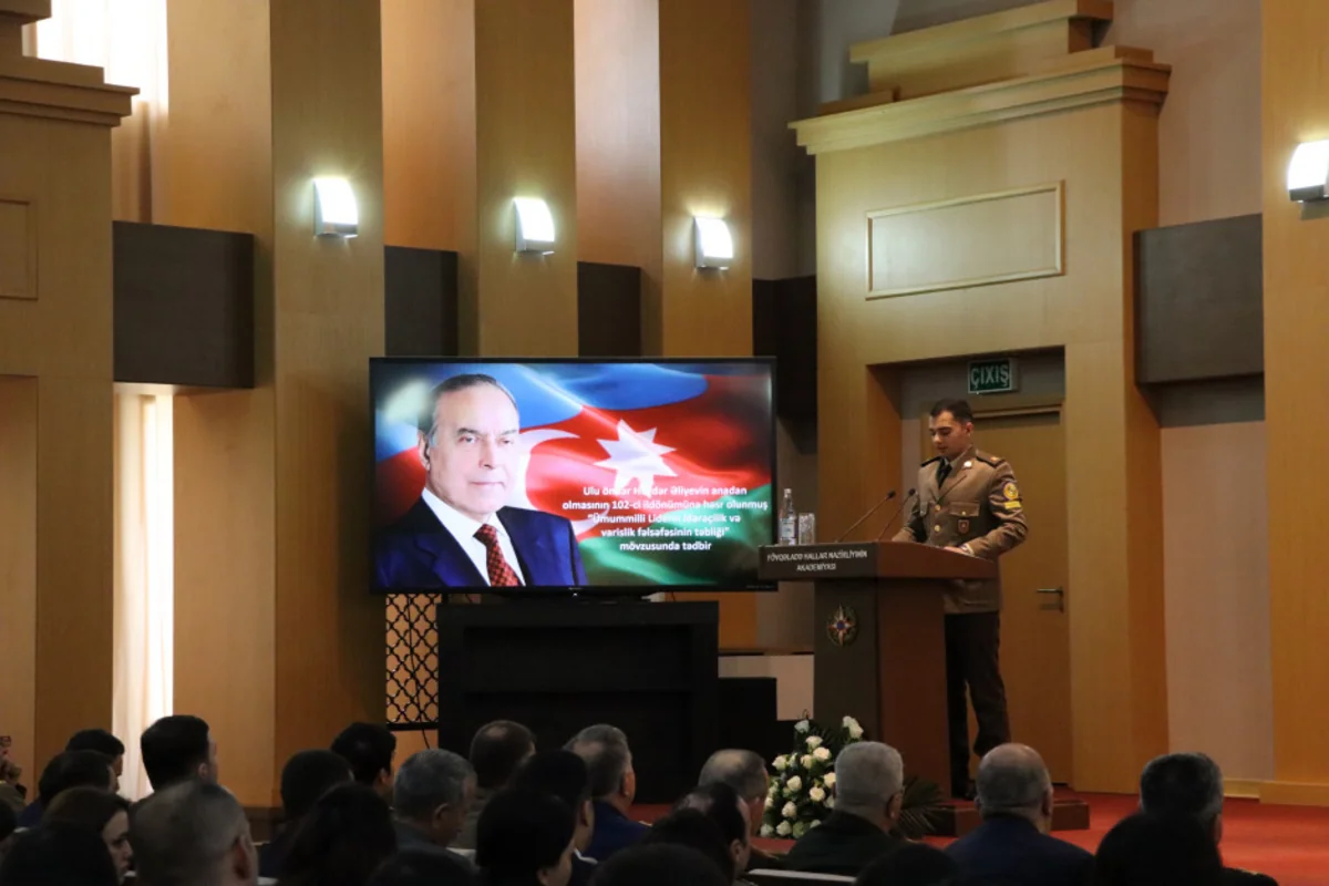 FHN Heydər Əliyevin anadan olmasının 102-ci ildönümü münasibətilə tədbir keçirib