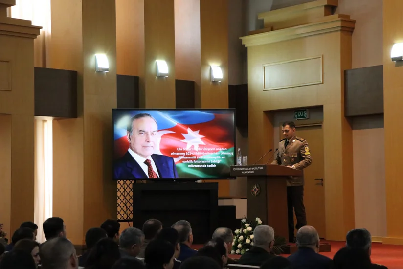 FHN Heydər Əliyevin anadan olmasının 102-ci ildönümü münasibətilə tədbir keçirib
