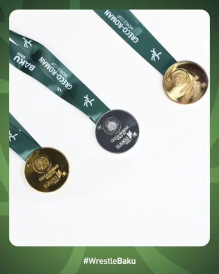 Bakıda keçiriləcək güləş üzrə Dünya Kubokunun medalları hazırlanıb