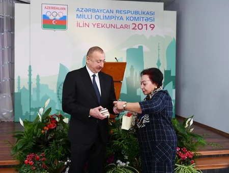 Prezident İlham Əliyev 2019-cu ilin idman yekunlarına həsr olunan mərasimdə iştirak edib - YENİLƏNİB