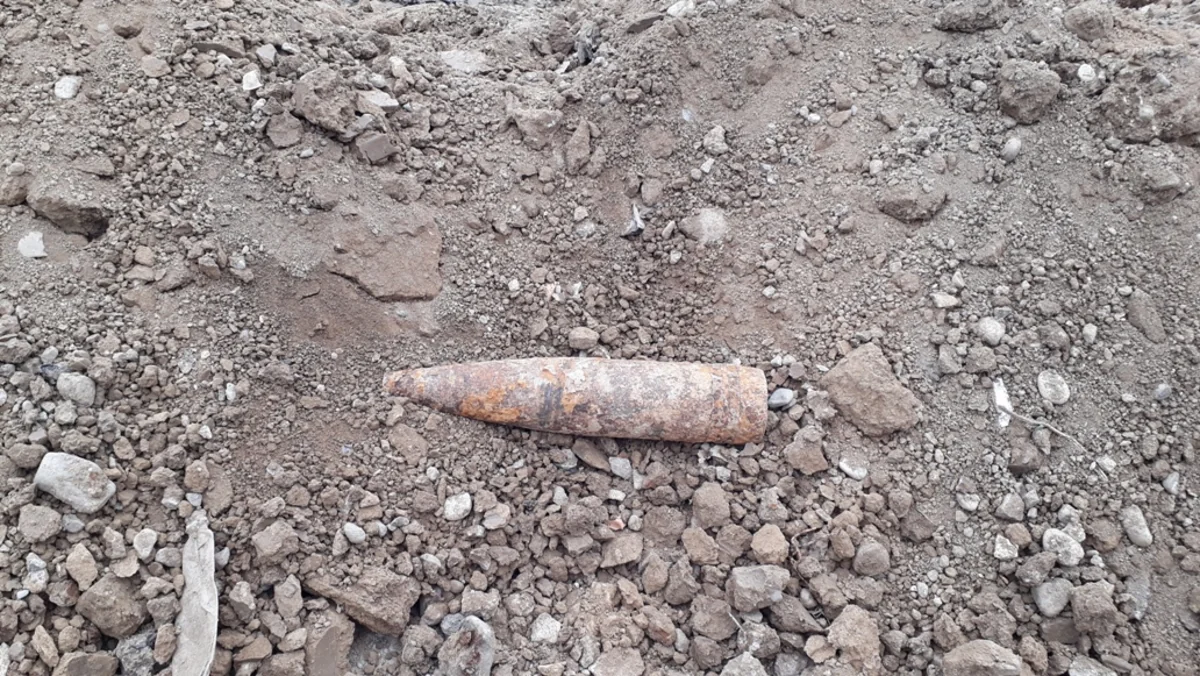 Qazaxda mərmi tapılıb