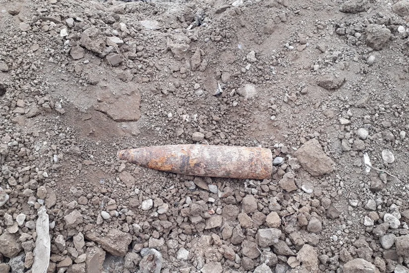 Qazaxda mərmi tapılıb