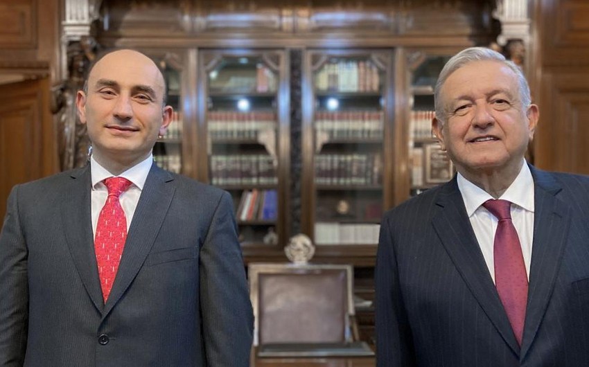 Meksika prezidenti Azərbaycan səfirinin etimadnaməsini qəbul edib