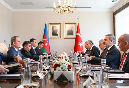 Issues discussed by Turkish, Azerbaijani FMs announced