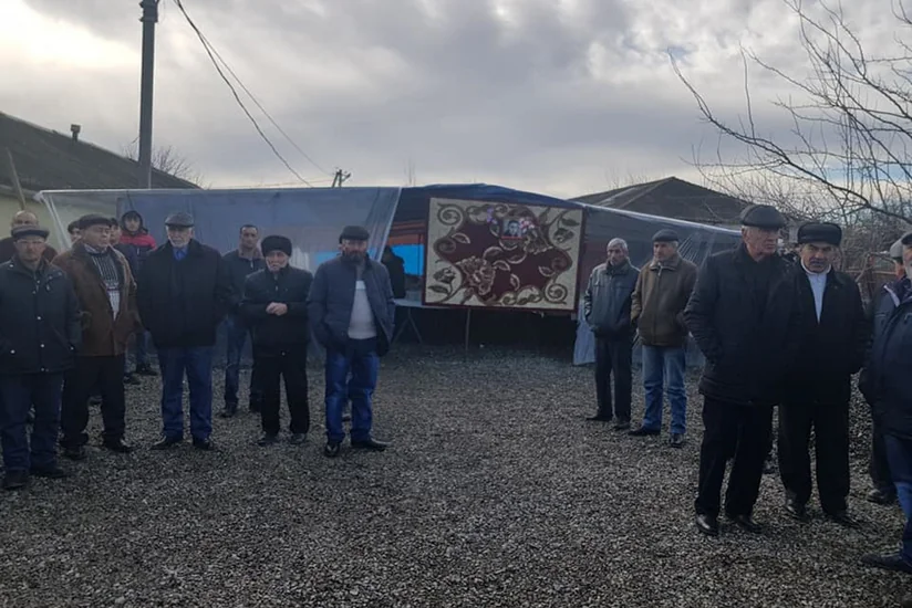 В Грузии в районе компактного проживания азербайджанцев прошла акция протеста