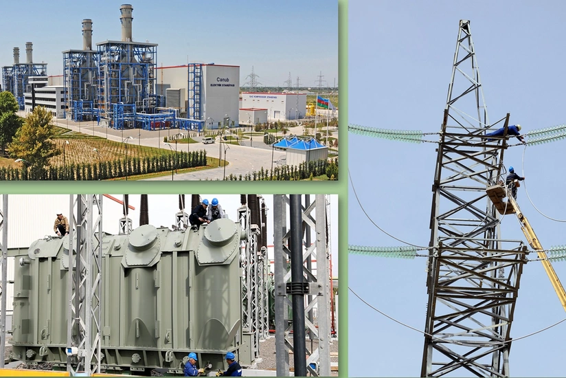 “Azərenerji”“Cənub” Elektrik Stansiyasında təmir işləri aparır