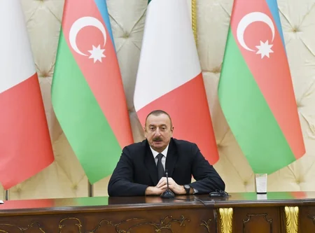 Azərbaycan və İtaliya prezidentləri mətbuata bəyanatlarla çıxış ediblər