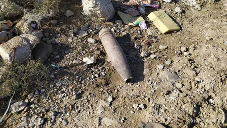 Abşeronun Ceyranbatan qəsəbəsində top mərmisi aşkarlanıb - FOTO