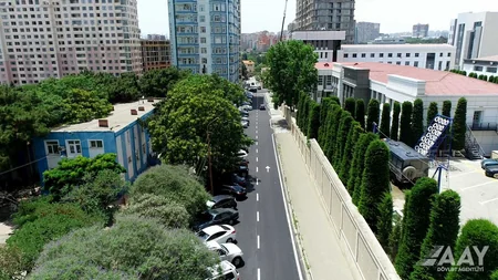 Bakının Nərimanov rayonunda üç küçə əsaslı təmir edilib