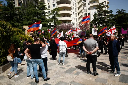 Tbilisidə ermənilərin keçirdiyi aksiya başa çatıb