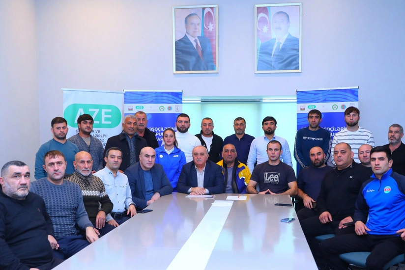 Qubada güləş məşqçilərinin ümumrespublika seminarı keçirilib