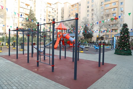Leyla Aliyeva attends inauguration of another yard redeveloped under “Bizim həyət” project