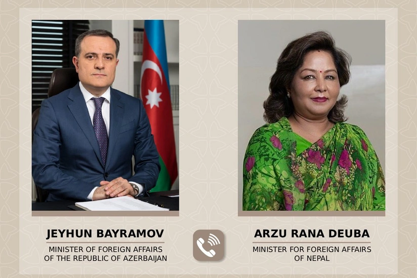 Azərbaycan və Nepal XİN başçıları müxtəlif sahələrdə əməkdaşlığı müzakirə edib